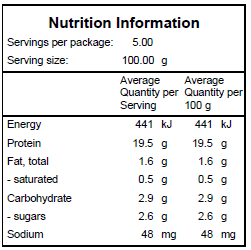 Norco Milk Nutrition Information